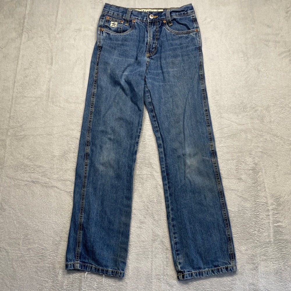 Cinch Jeans Kids Size 14R Blue Medium Wash Straight Leg Denim